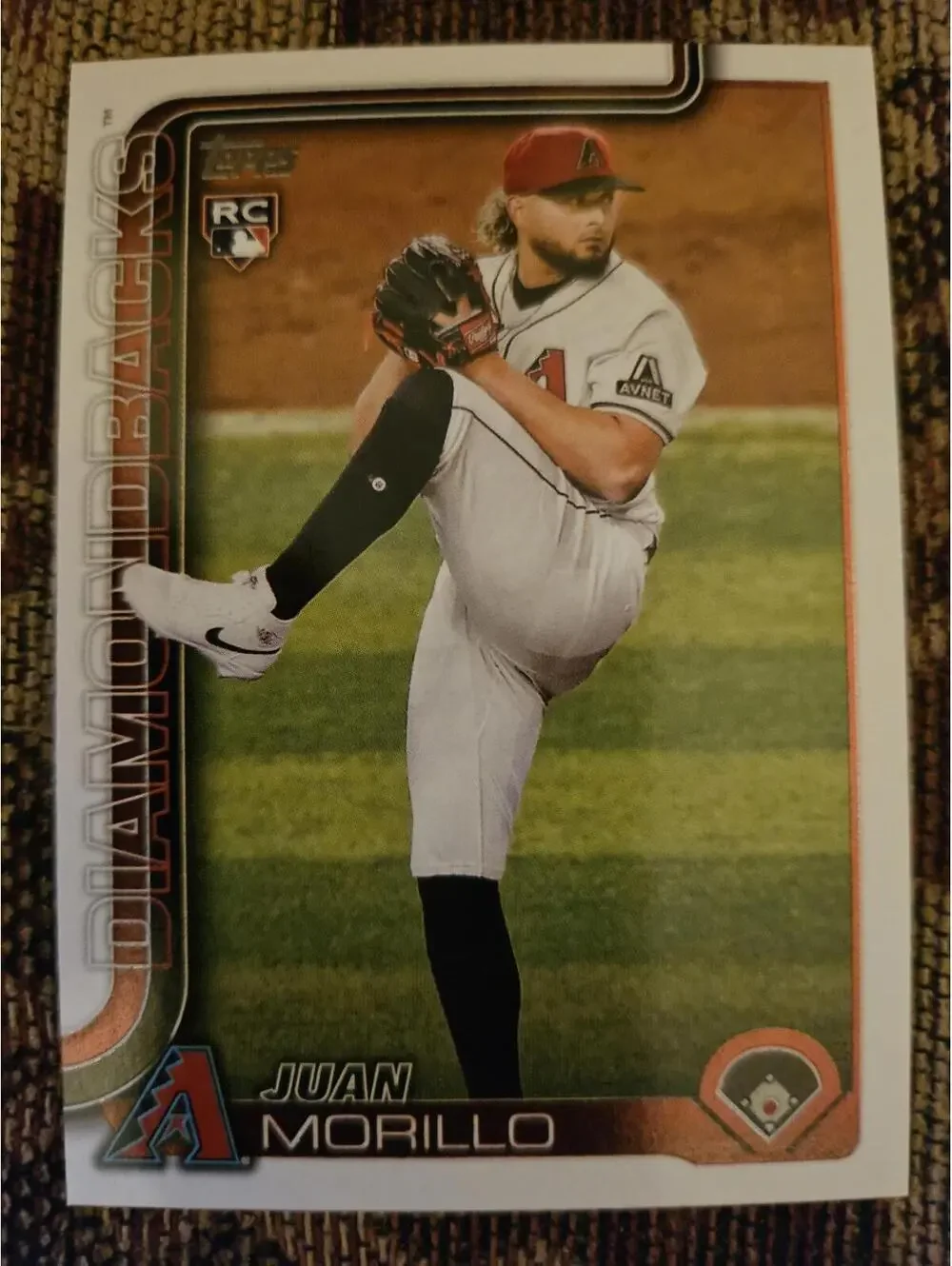 2025 Topps Update - Juan Morillo - RC  #US215 - Diamondbacks - RAW Mint - Rookie